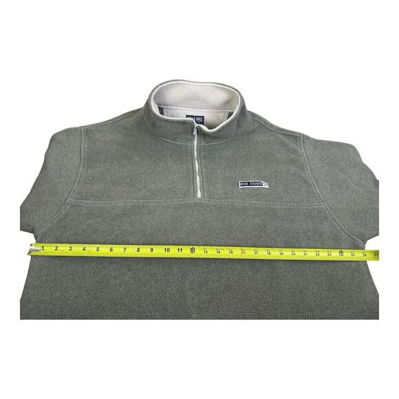Big Dogs Men's Size 2XL Gray Polar Dogs Quarter-Zip Fleece Jacket - Picture 10 of 12